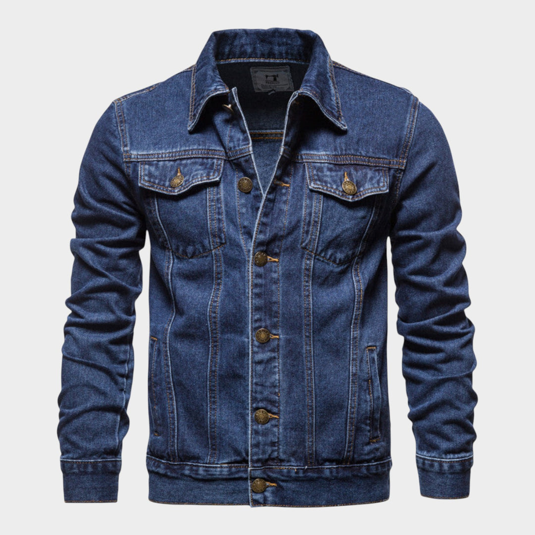Dark Wash | Casual Style Denim Jacket