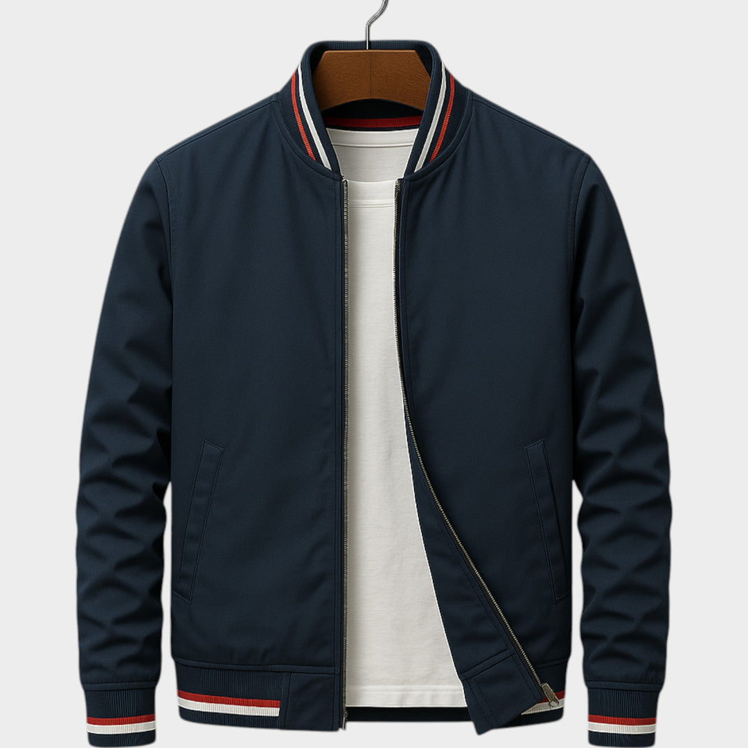 Ribbed Collar | Classic Bomber Jacket