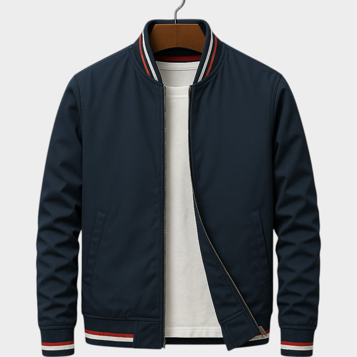 Ribbed Collar | Classic Bomber Jacket