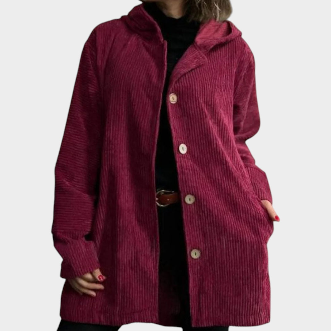 Women’s Corduroy Jacket Loose Fit Fall Outerwear