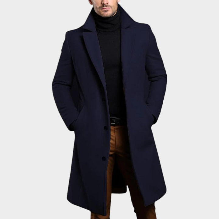 Long Casual Trench | Woolen Coat