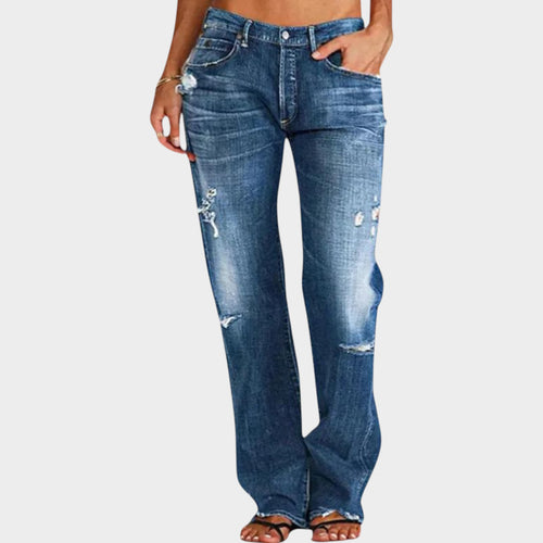 Wide Leg Denim Jeans