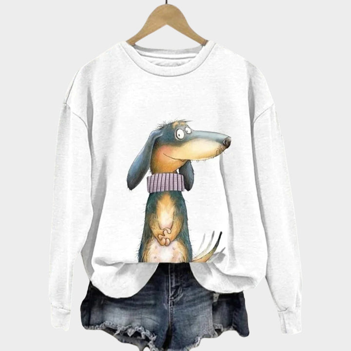 Women’s Crew Neck Sweater Long Sleeve Casual Pullover