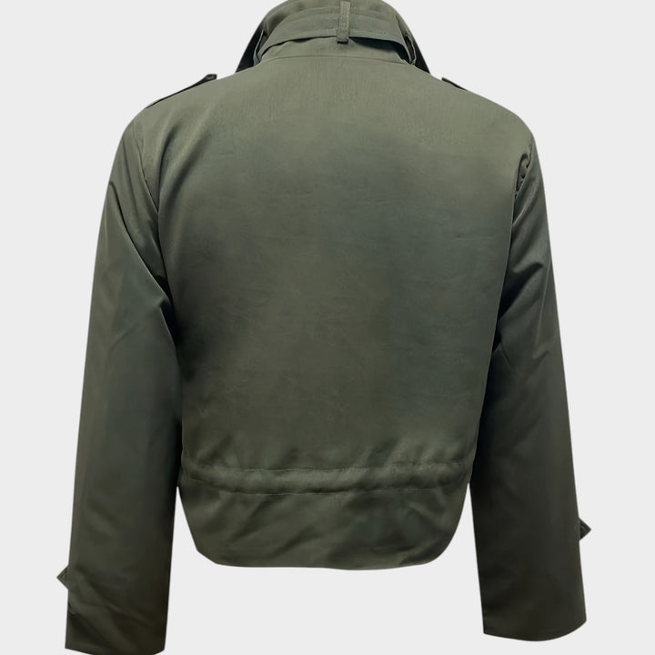 Women’s Jacket Casual Stand Collar Cropped Hooded