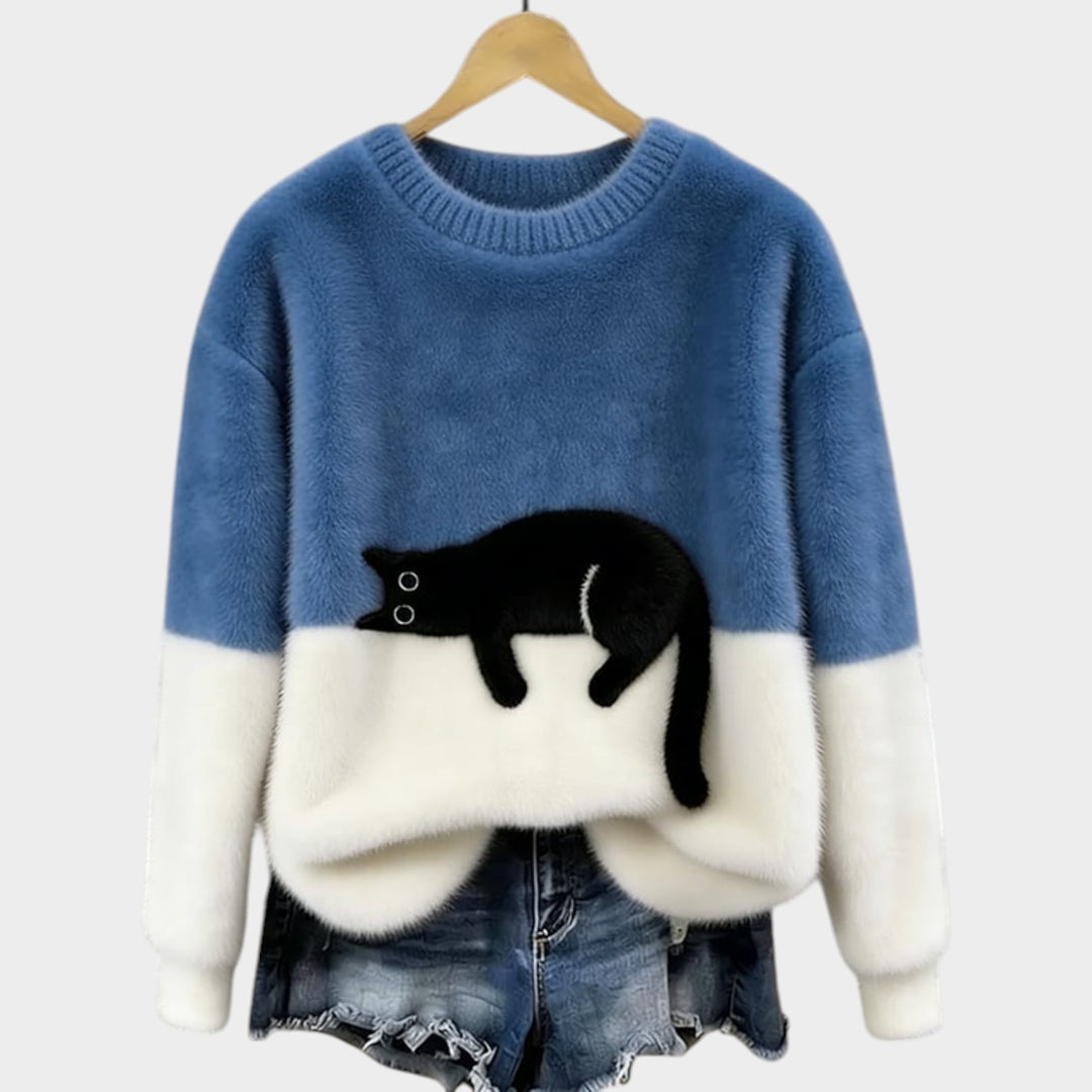 Women’s Knit Sweater Oversized Cozy Relaxed Fit