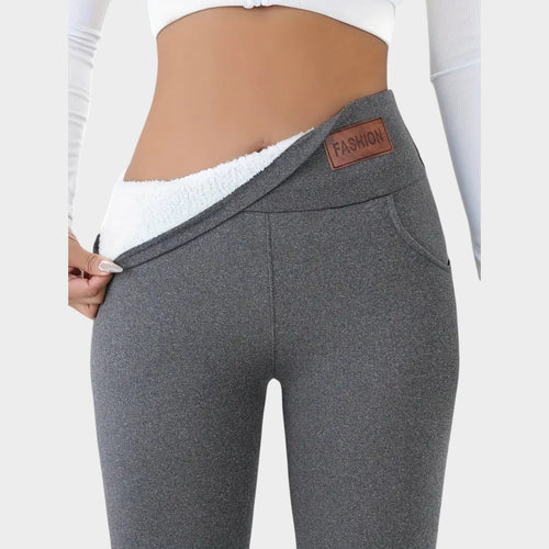 Women’s Thermal Leggings High-Waist Thick Stretch Tummy Control