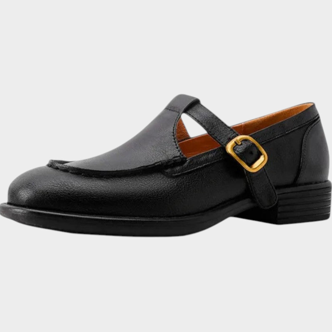 Women’s Mary Jane Shoes Casual Square Toe Buckle Strap
