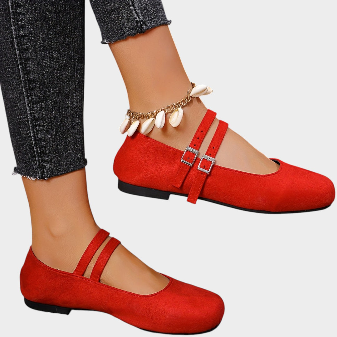 Women’s Leopard Print Mary Jane Flats