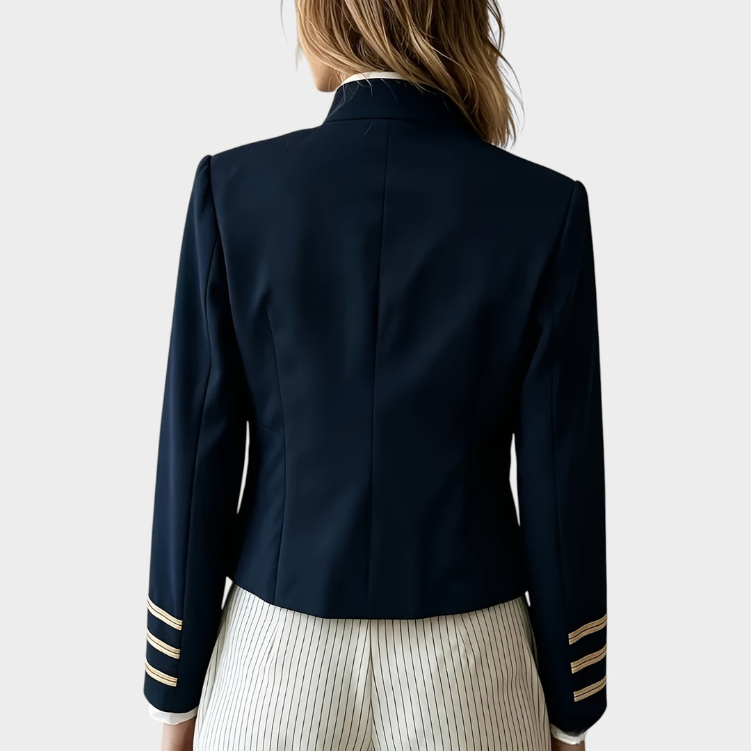 Women’s Blazer Casual Military Style Gold Buttons