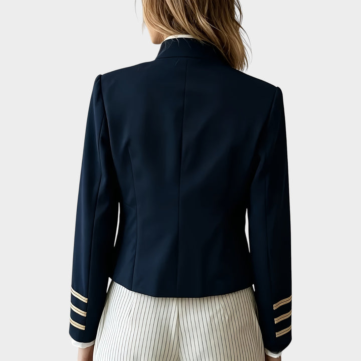 Women’s Blazer Casual Military Style Gold Buttons