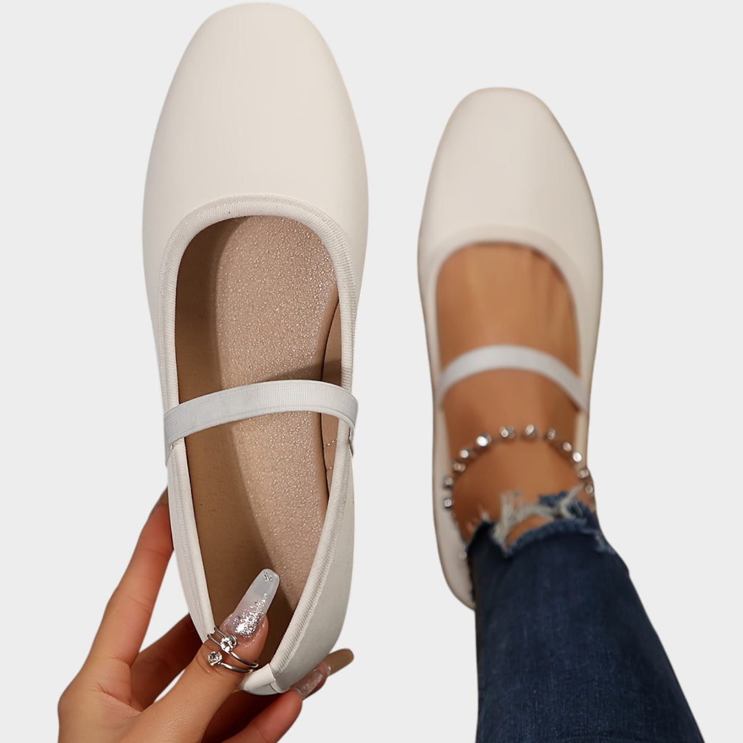 Women’s Ballet Flats Elastic Strap Slip On