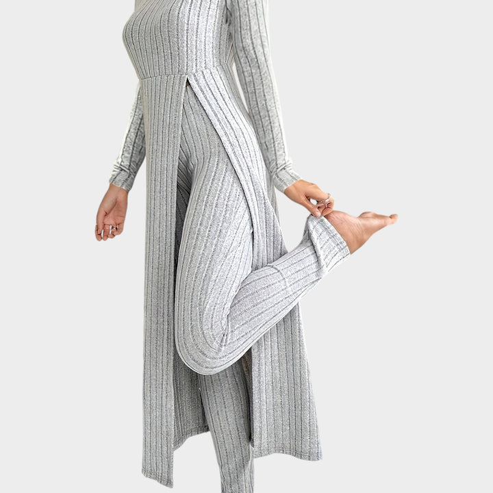 Women’s Matching Set 2 Piece Lounge Set Casual Ribbed Knit