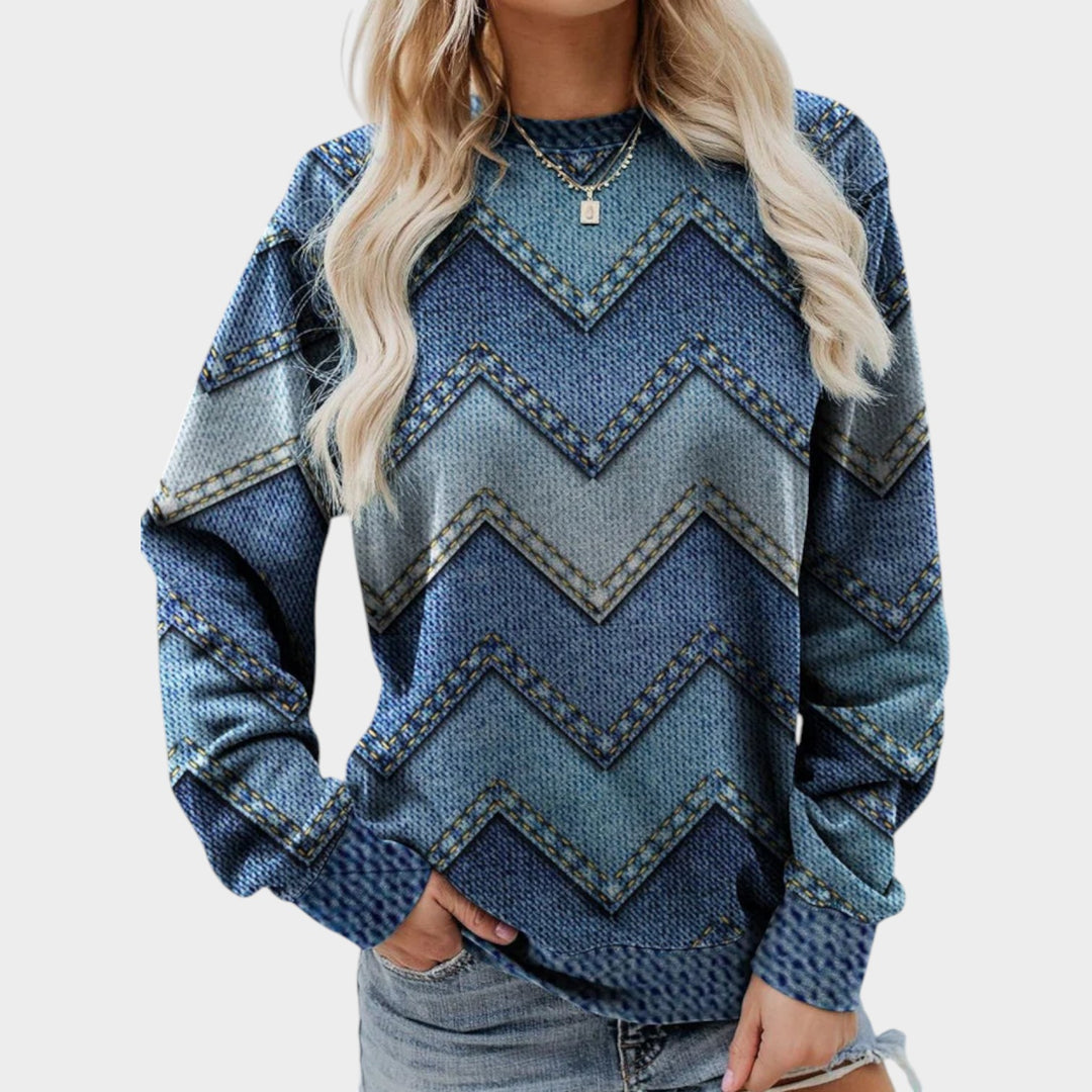 Women’s Crew Neck Sweater Long Sleeve