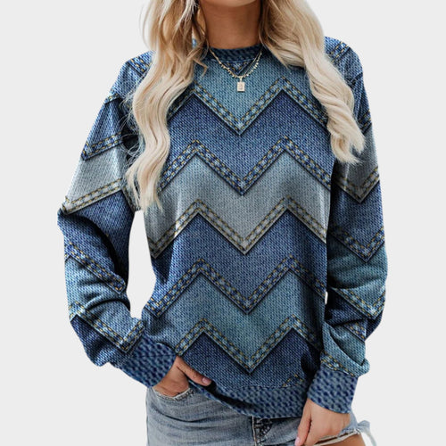 Women’s Crew Neck Sweater Long Sleeve