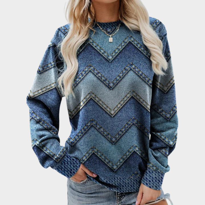 Women’s Crew Neck Sweater Long Sleeve