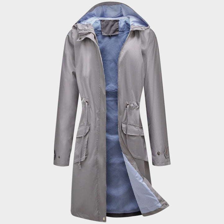 Women’s Waterproof Raincoat Hooded Adjustable Drawstring