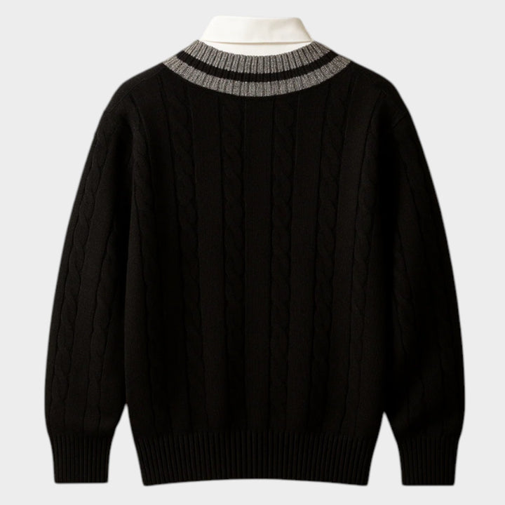 Wool V-Neck Sweater
