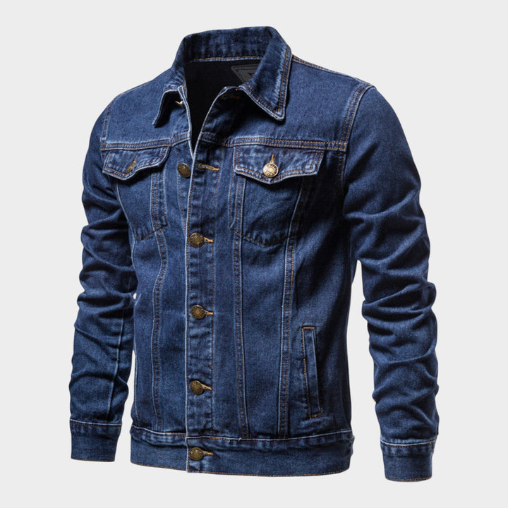 Dark Wash | Casual Style Denim Jacket