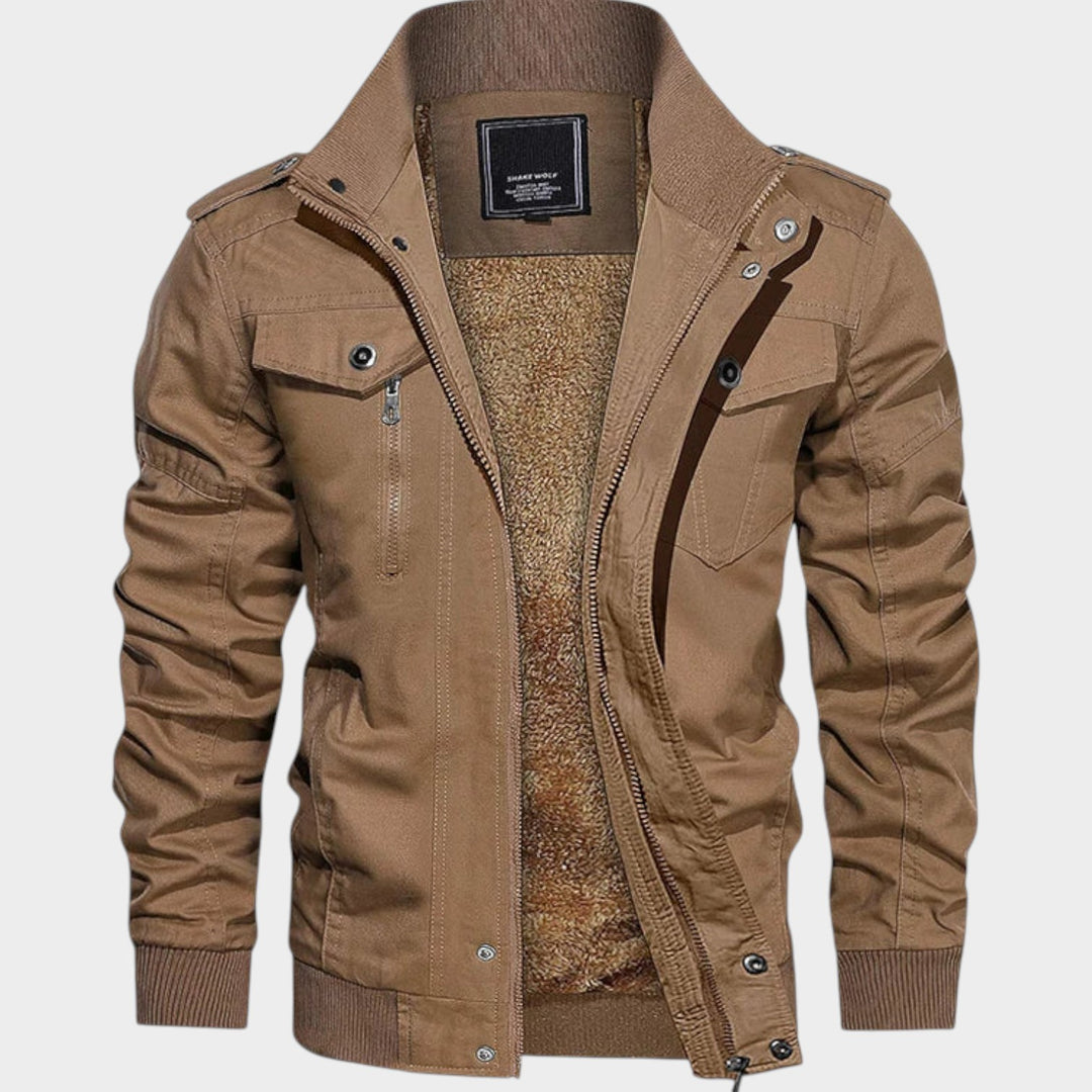 Winter Bomber Jacket | Warm Winter Coat