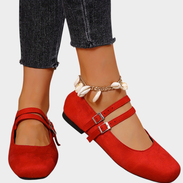 Women’s Leopard Print Mary Jane Flats