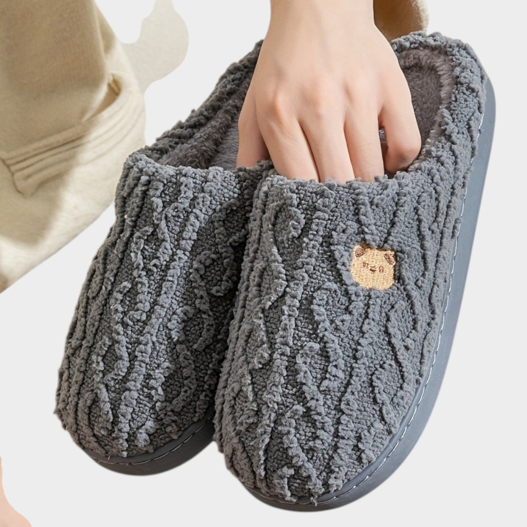 Women’s Thermal Slippers Soft Warm Slip-On Home Shoes