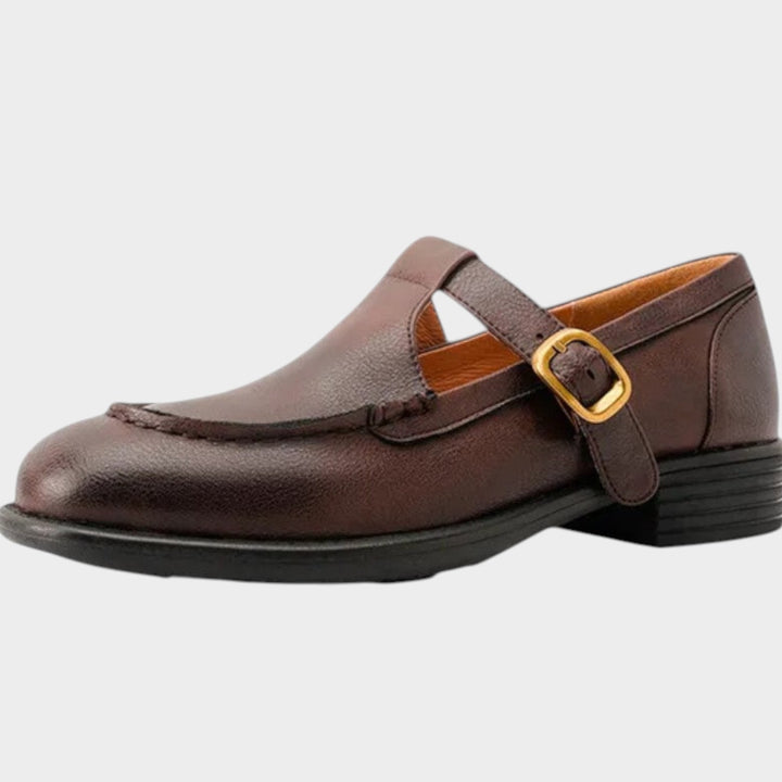 Women’s Mary Jane Shoes Casual Square Toe Buckle Strap