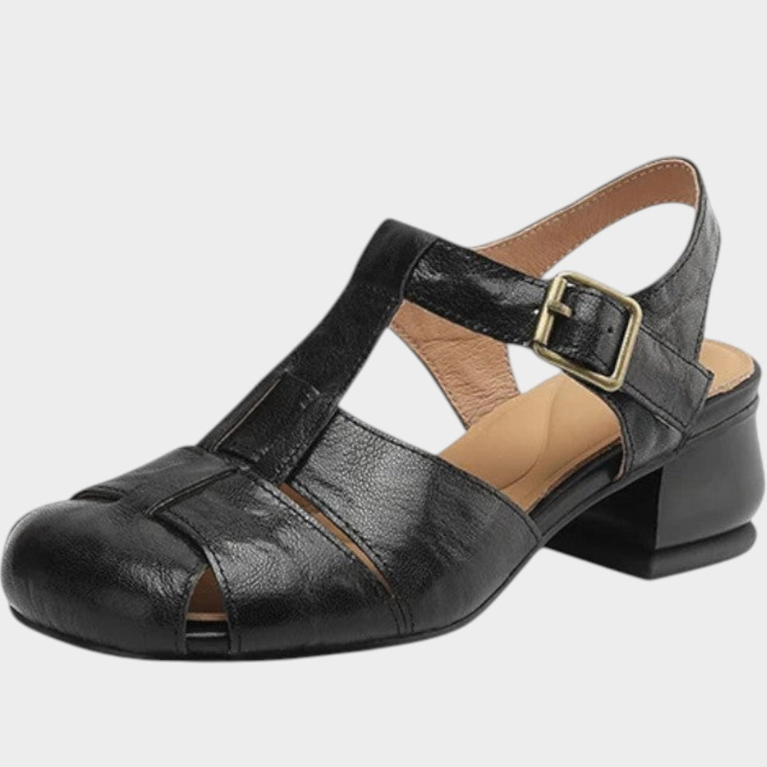 Women’s Mary Jane Shoes Casual Closed Toe Buckle Low Heel