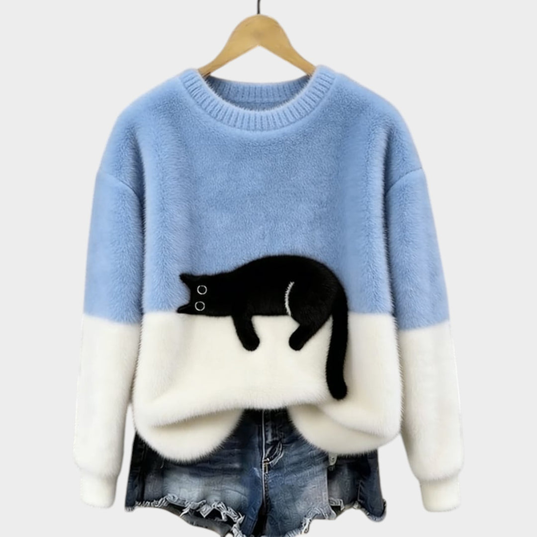 Women’s Knit Sweater Oversized Cozy Relaxed Fit