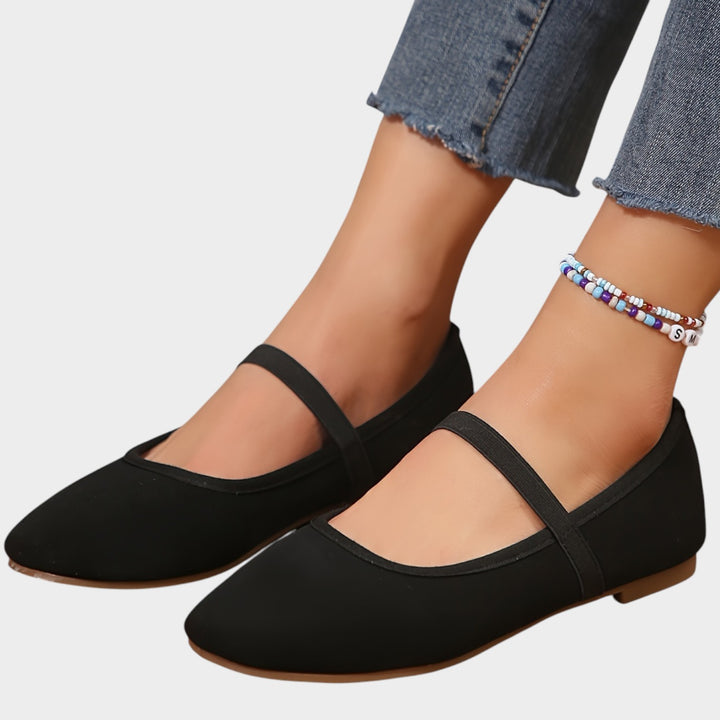 Women’s Ballet Flats Elastic Strap Slip On