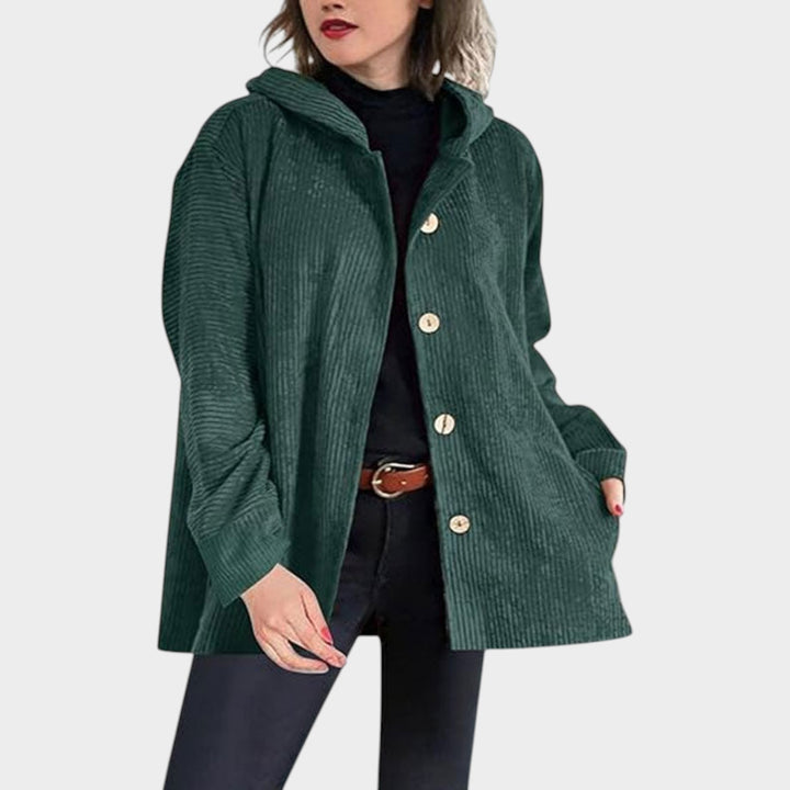 Women’s Corduroy Jacket Loose Fit Fall Outerwear