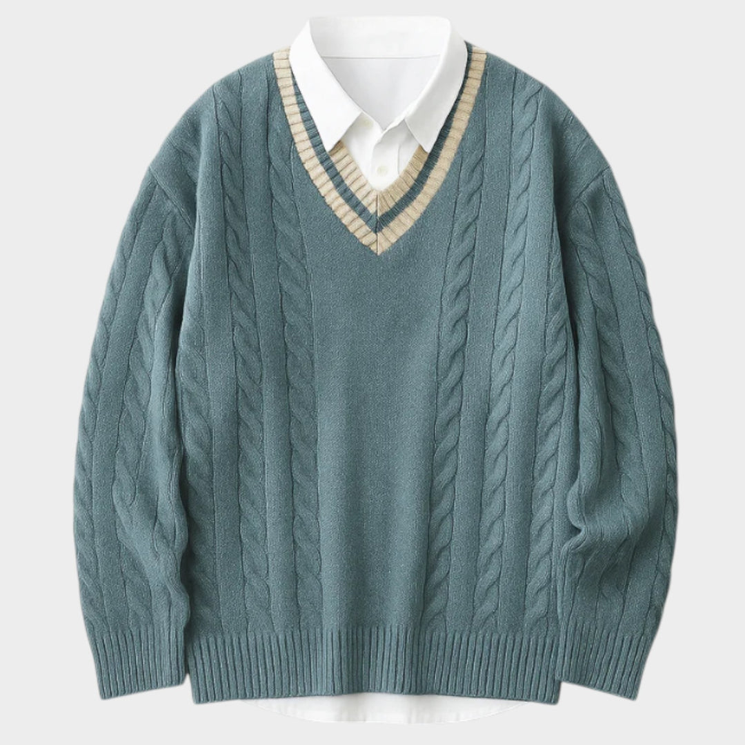Wool V-Neck Sweater
