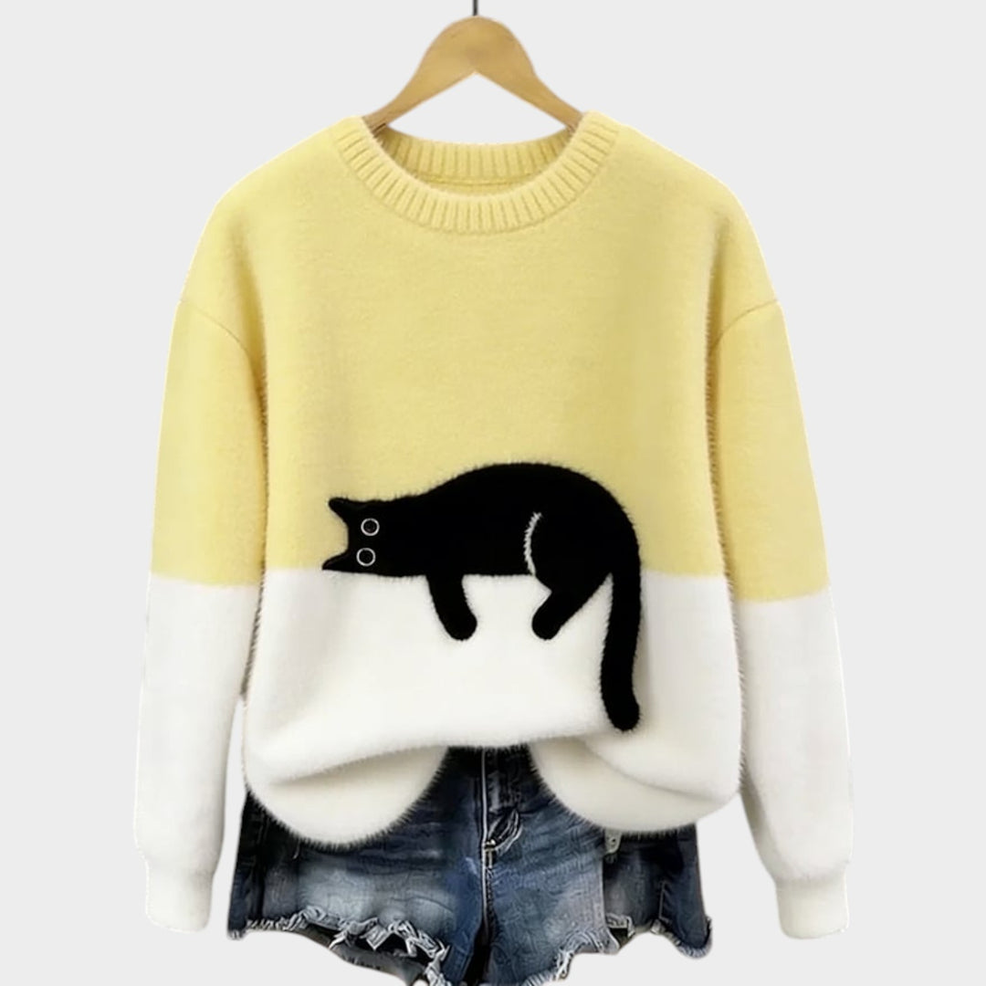 Women’s Knit Sweater Oversized Cozy Relaxed Fit