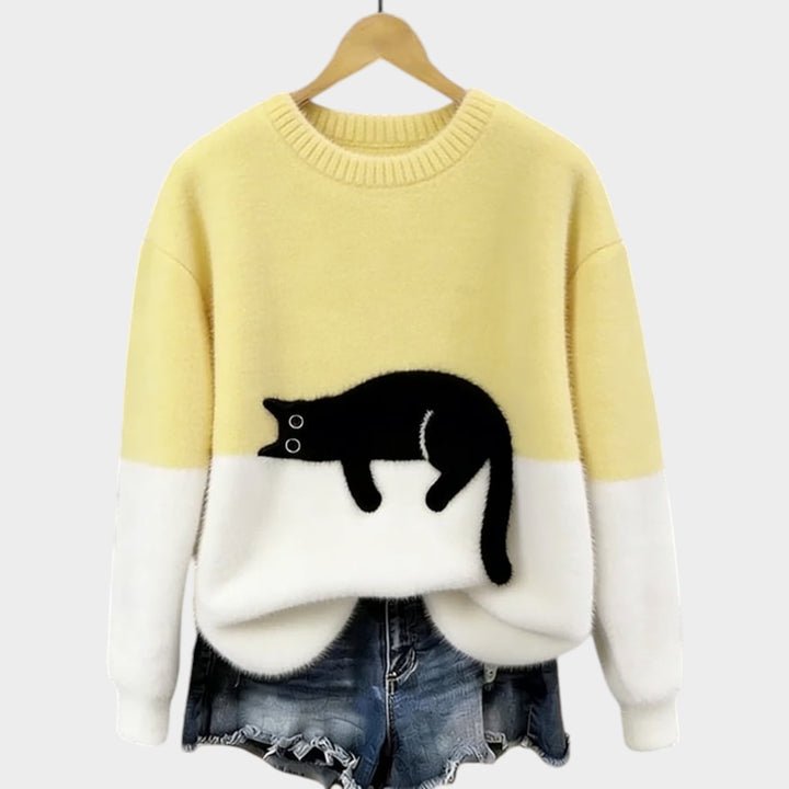 Women’s Knit Sweater Oversized Cozy Relaxed Fit