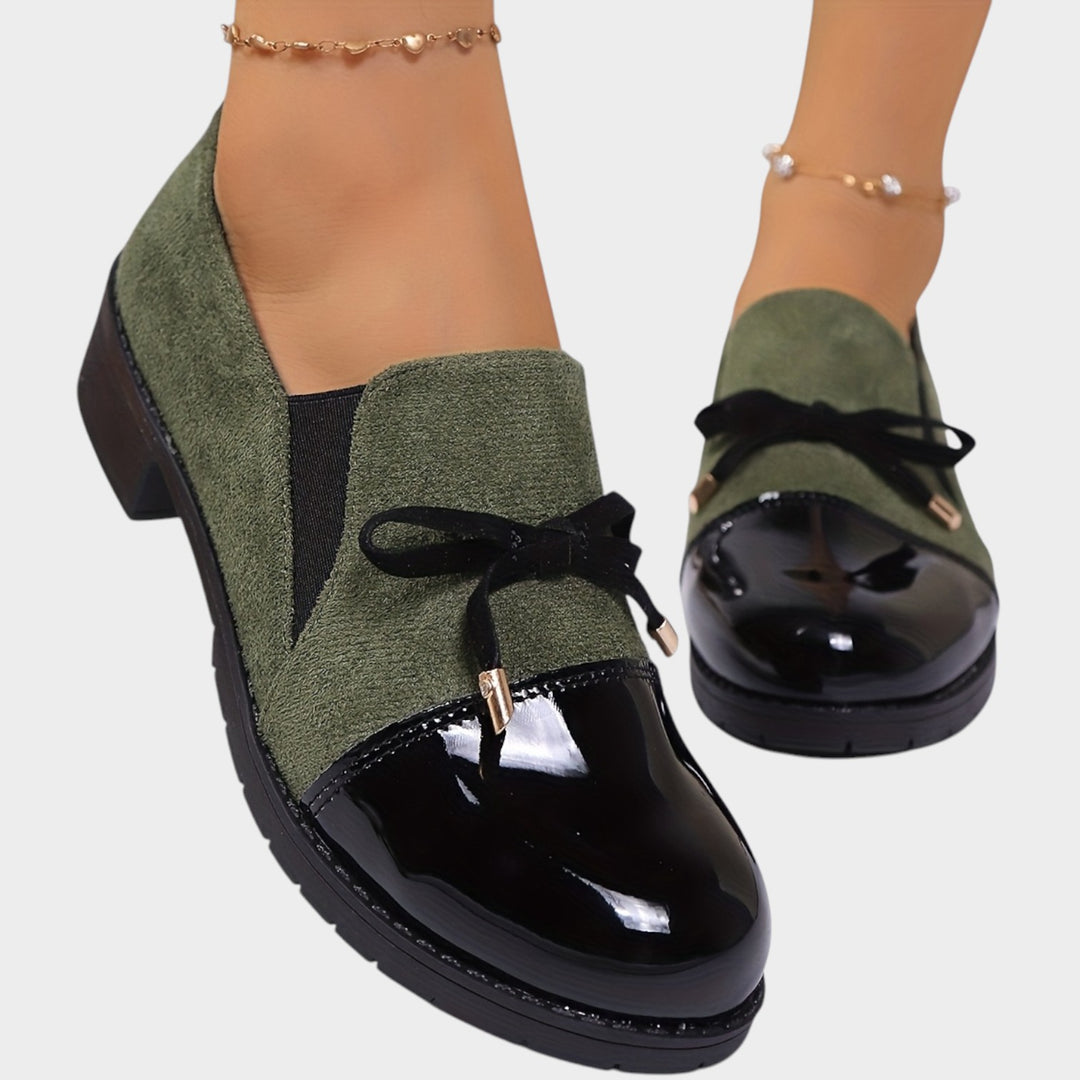 Women’s Platform Loafers Bow Detail Low Heel