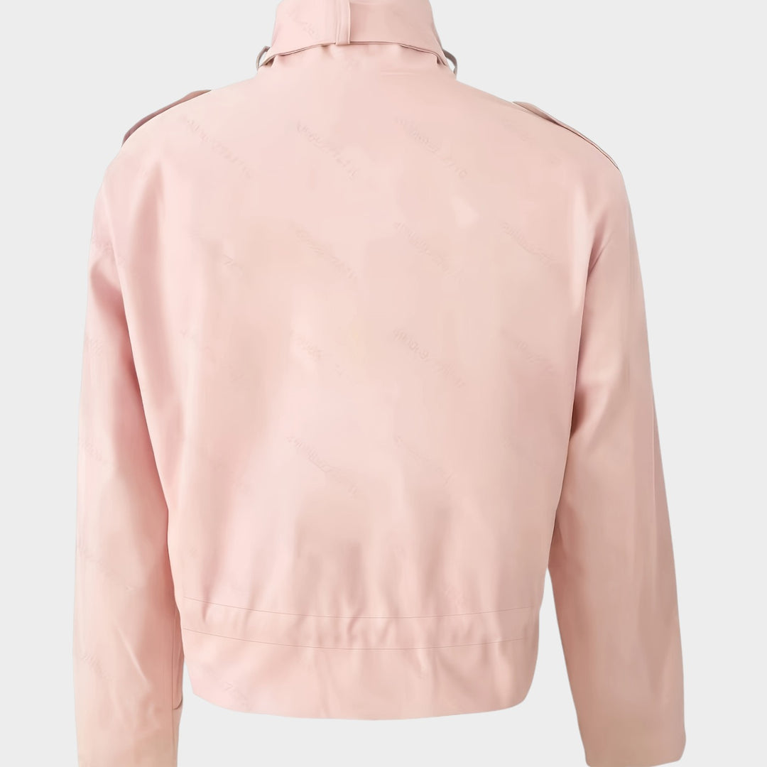 Women’s Jacket Casual Stand Collar Cropped Hooded