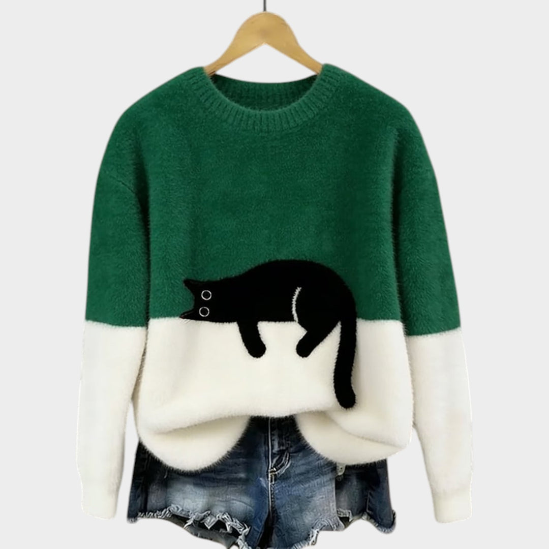 Women’s Knit Sweater Oversized Cozy Relaxed Fit