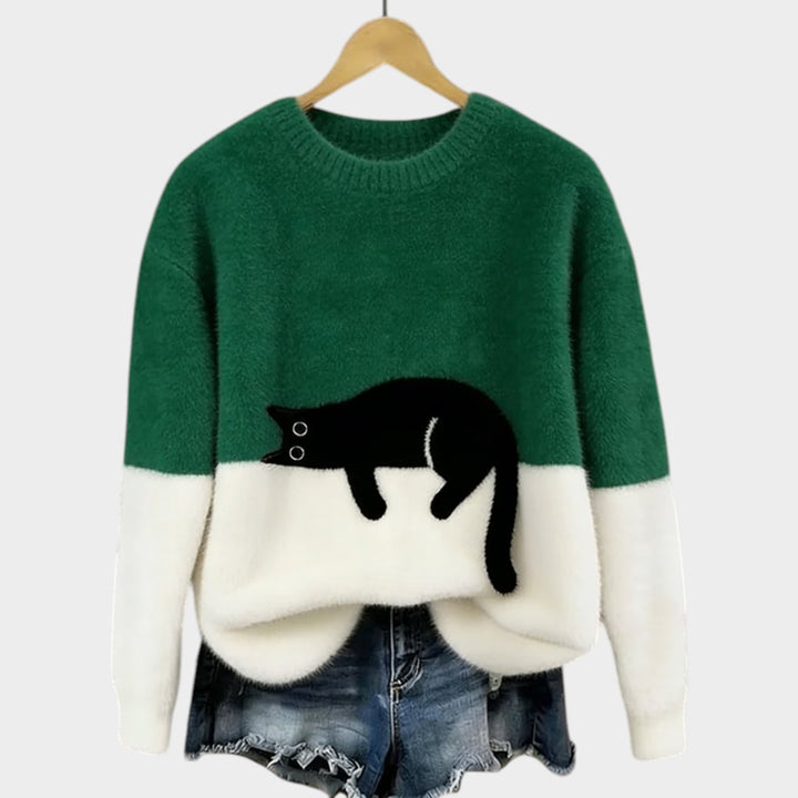 Women’s Knit Sweater Oversized Cozy Relaxed Fit