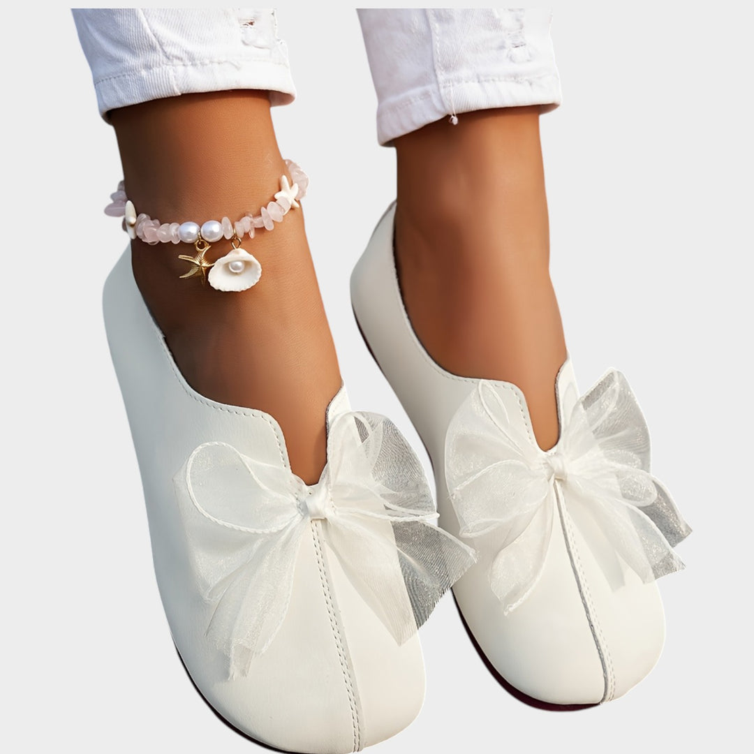 Women’s Ballet Flats Butterfly Floral Detail