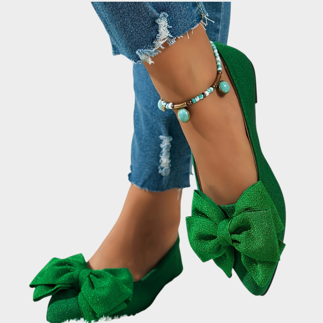 Women’s Ballet Flats Decorative Bow Detail