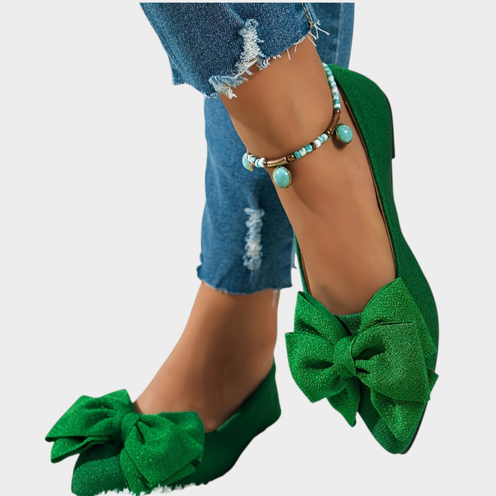Women’s Ballet Flats Decorative Bow Detail