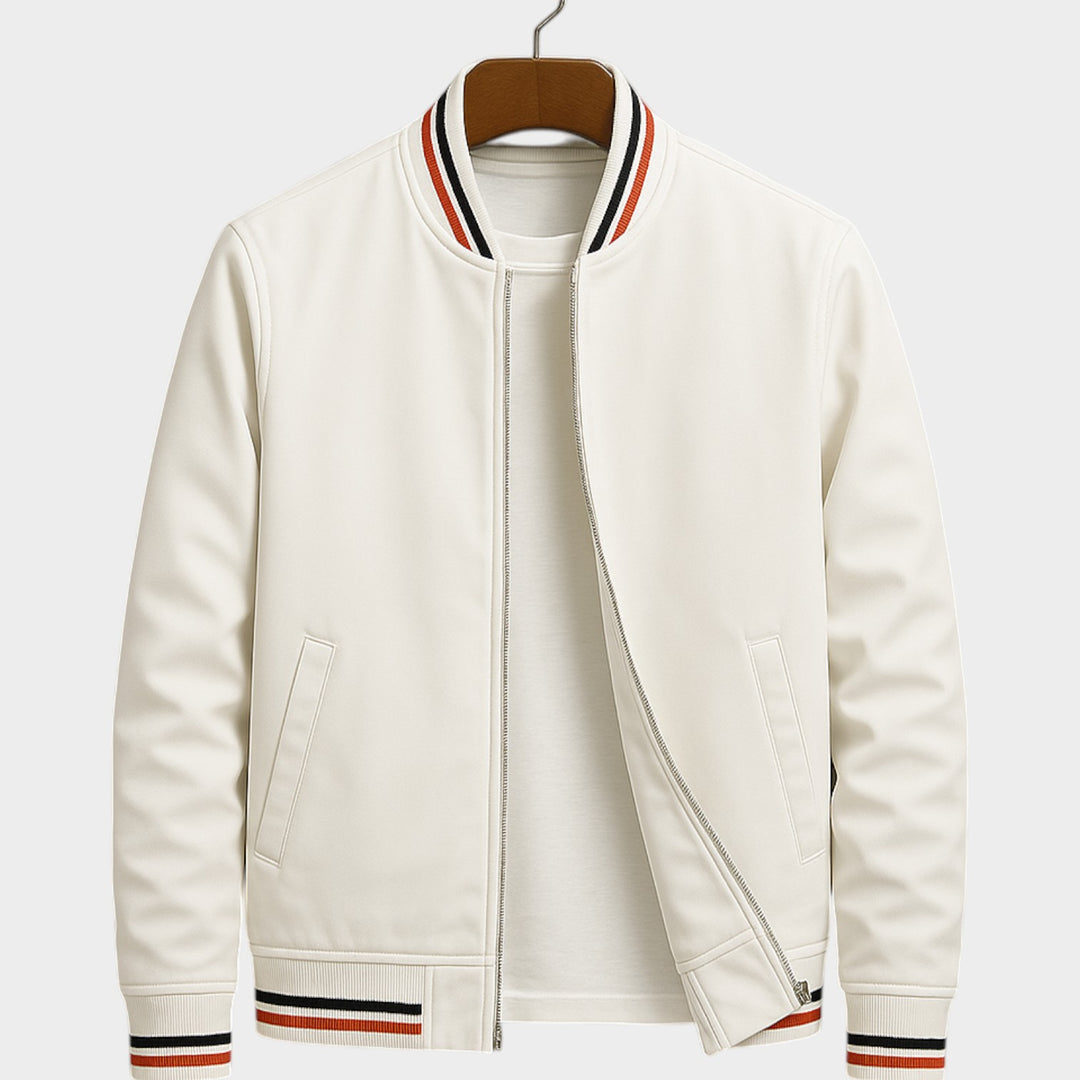 Ribbed Collar | Classic Bomber Jacket