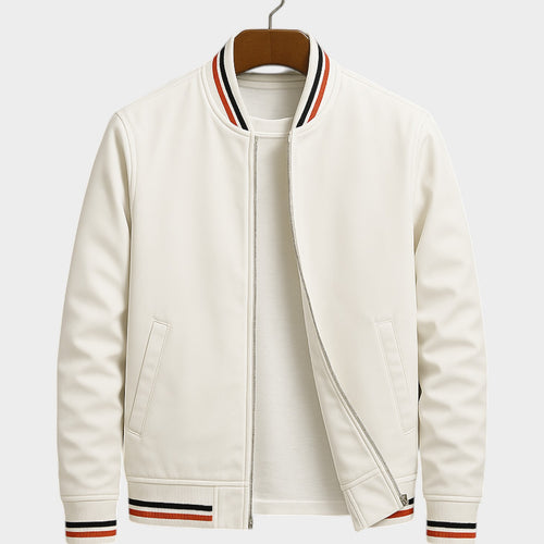 Ribbed Collar | Classic Bomber Jacket