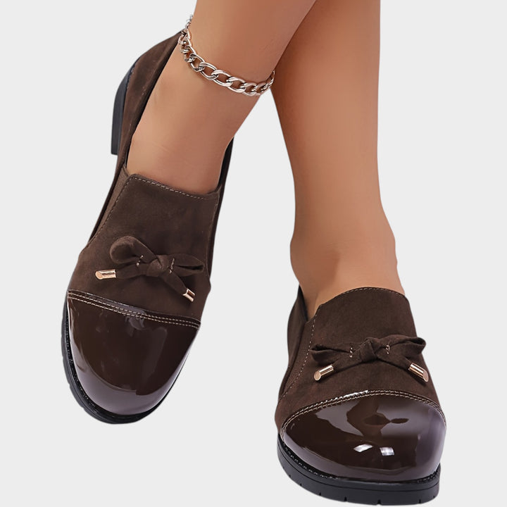 Women’s Platform Loafers Bow Detail Low Heel