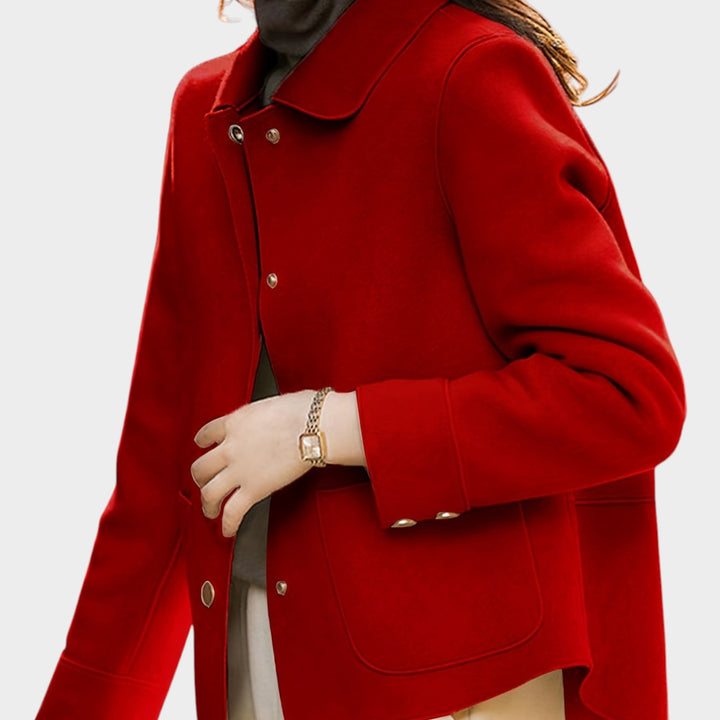 Women’s Blazer Casual Gold Button Front Tailored Fit