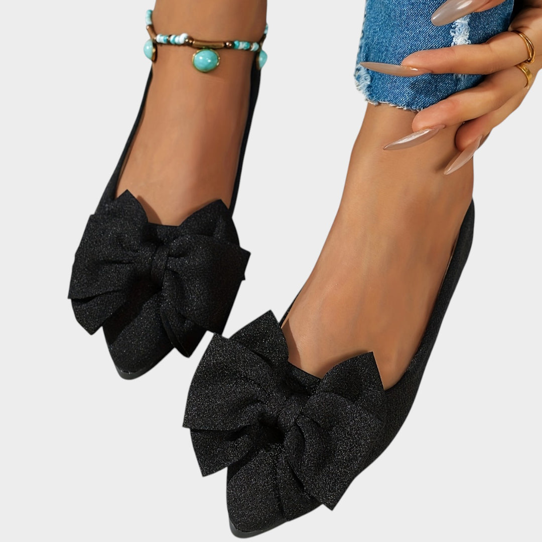Women’s Ballet Flats Decorative Bow Detail