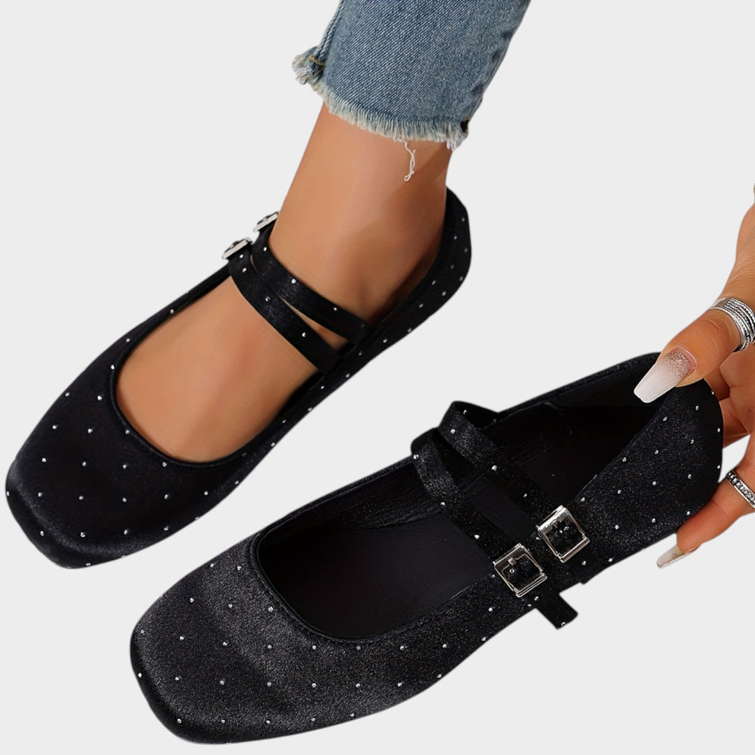 Women’s Leopard Print Mary Jane Flats