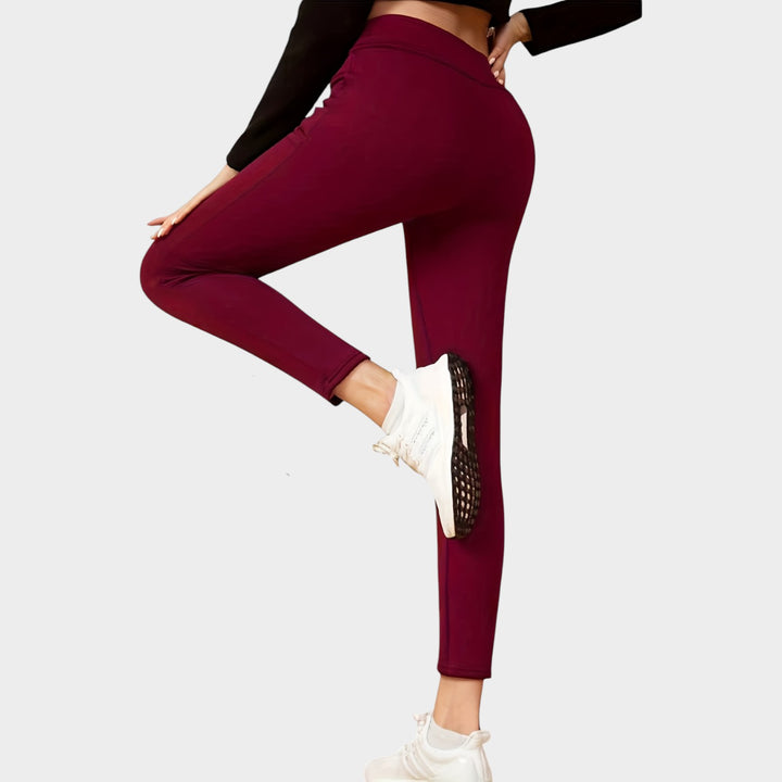 Women’s Thermal Leggings High-Waist Thick Stretch Tummy Control