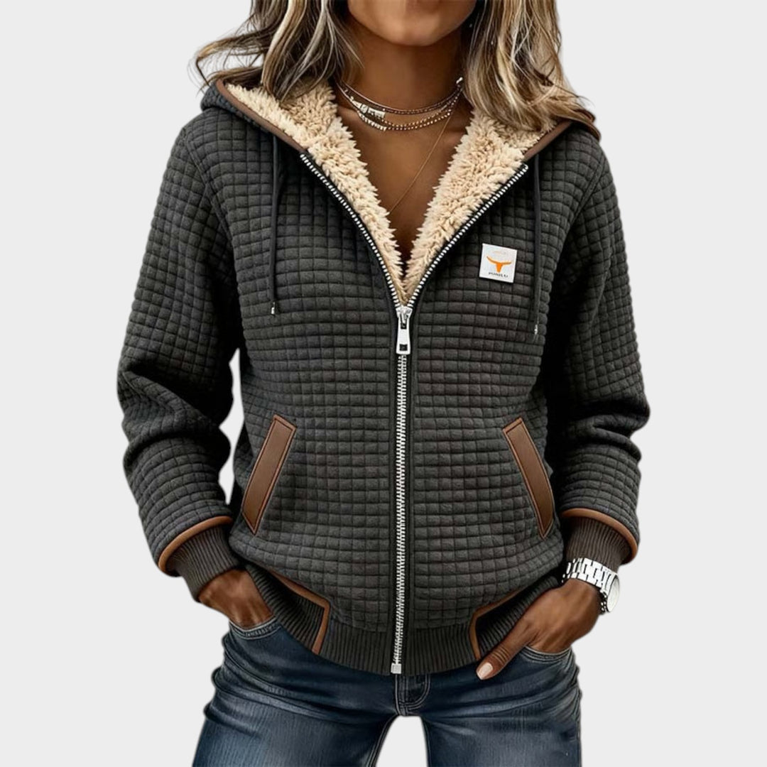 Women’s Fleece Jacket Retro Relaxed Fit
