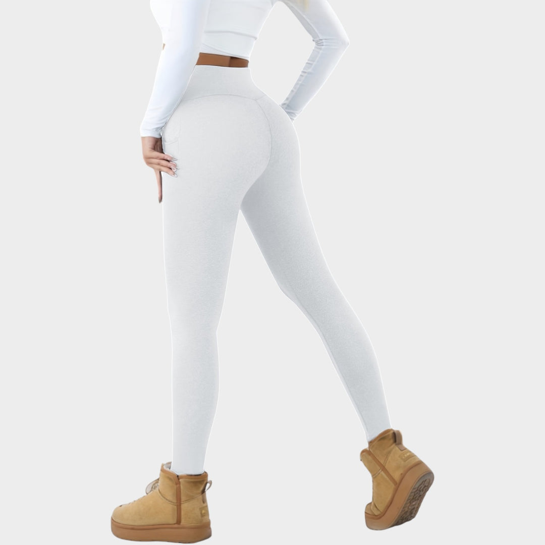 Women’s Thermal Leggings High-Waist Thick Stretch Tummy Control