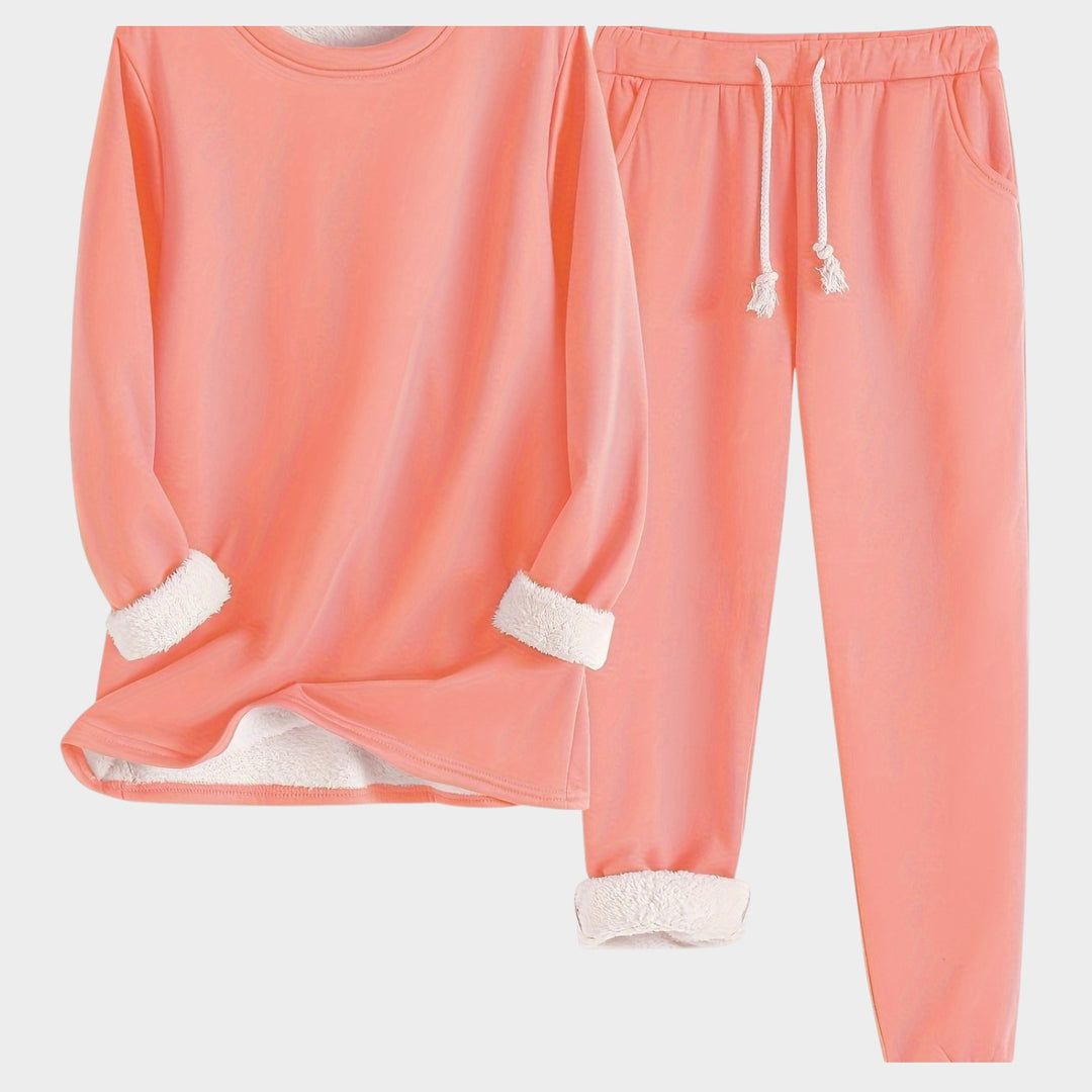 Women’s Matching Set 2 Piece Lounge Set Casual Plush
